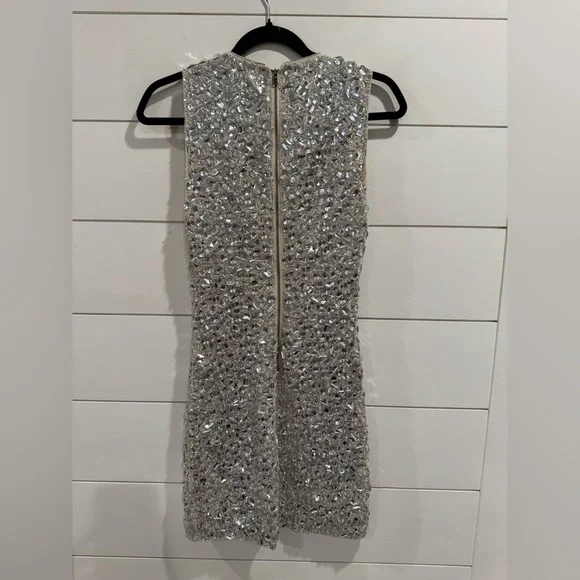 navy blue dress for baby girl ALICE + OLIVIA Wynell Floral Sleeveless Sheath Minidress main image 1